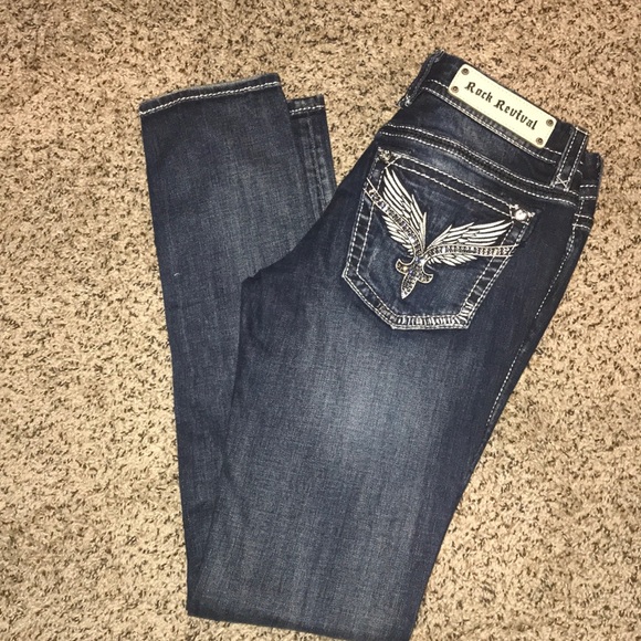 Rock Revival Denim - Rock Revival Skinny jeans run small